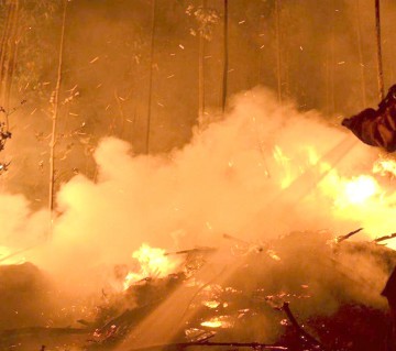 Incendiu la o centrală termică din Constanţa